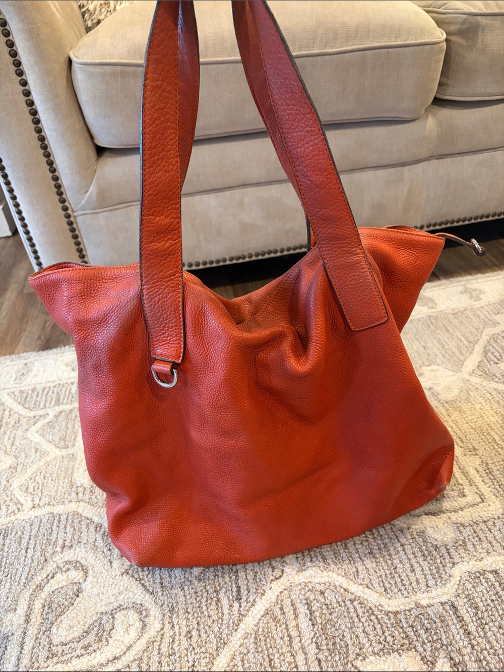 Coccinelle Leather Tote Bag - Stylish Women's Shoulder Bag. Made in Italy